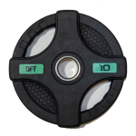 Штанга олимпийская 58 кг (диски с двумя хватами, черный гриф) OriginalFittools